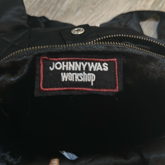 NWT-JOHNNY WAS LILITH QUILTED SATIN TOTE - Picture 4 of 13